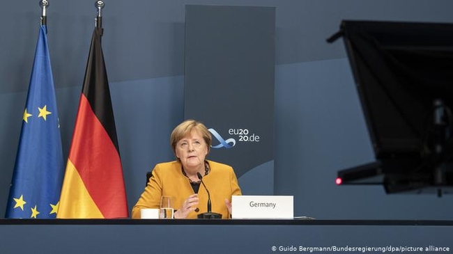 Меркель закликала до тіснішої міжнародної співпраці у боротьбі з коронавірусом