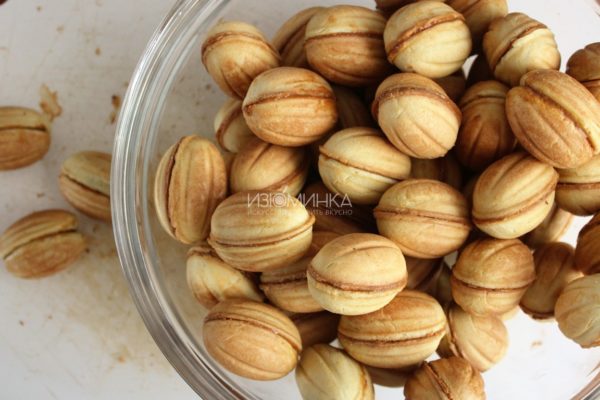 Печенье «Орешки», пошаговый рецепт на ккал, фото, ингредиенты - Angy
