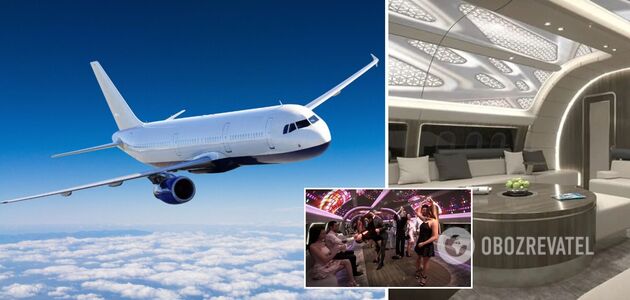 Lufthansa показала роскошный самолет для миллиардеров: в нем есть ночной клуб, спа-центр и даже балкон