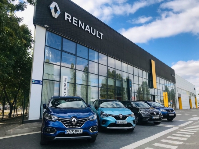 Автомобили Renault на рынке Украины