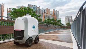 Доставка еды в локдаун: в Сингапуре разработали роботов-курьеров