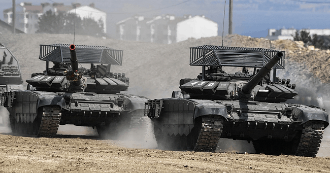 В Криму окупанти ставлять на свої танки захист від байрактарів