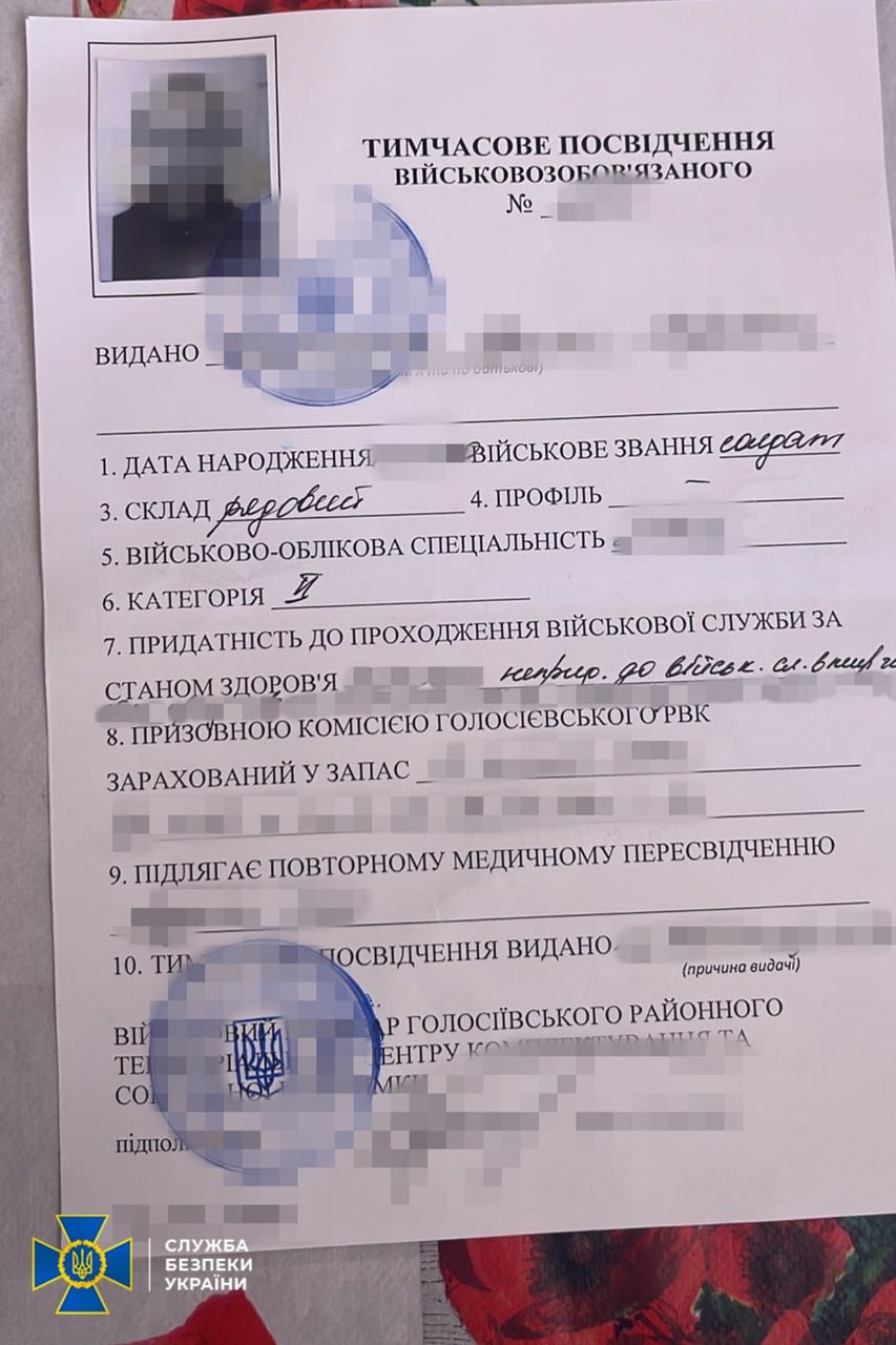 СБУ ліквідувала у Києві підпільну «типографію», де підробляли довідки про непридатність до військової служби