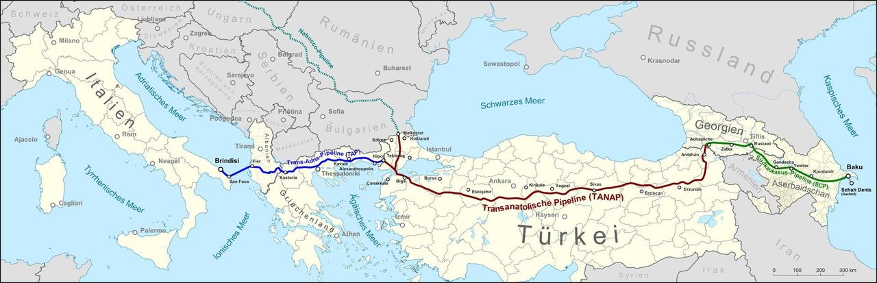 Азербайджан и Турция договорились увеличить мощность Трансанатолийского газопровода TANAP
