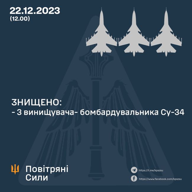 Втрати 3 літаків вдарила окупантів по психіці