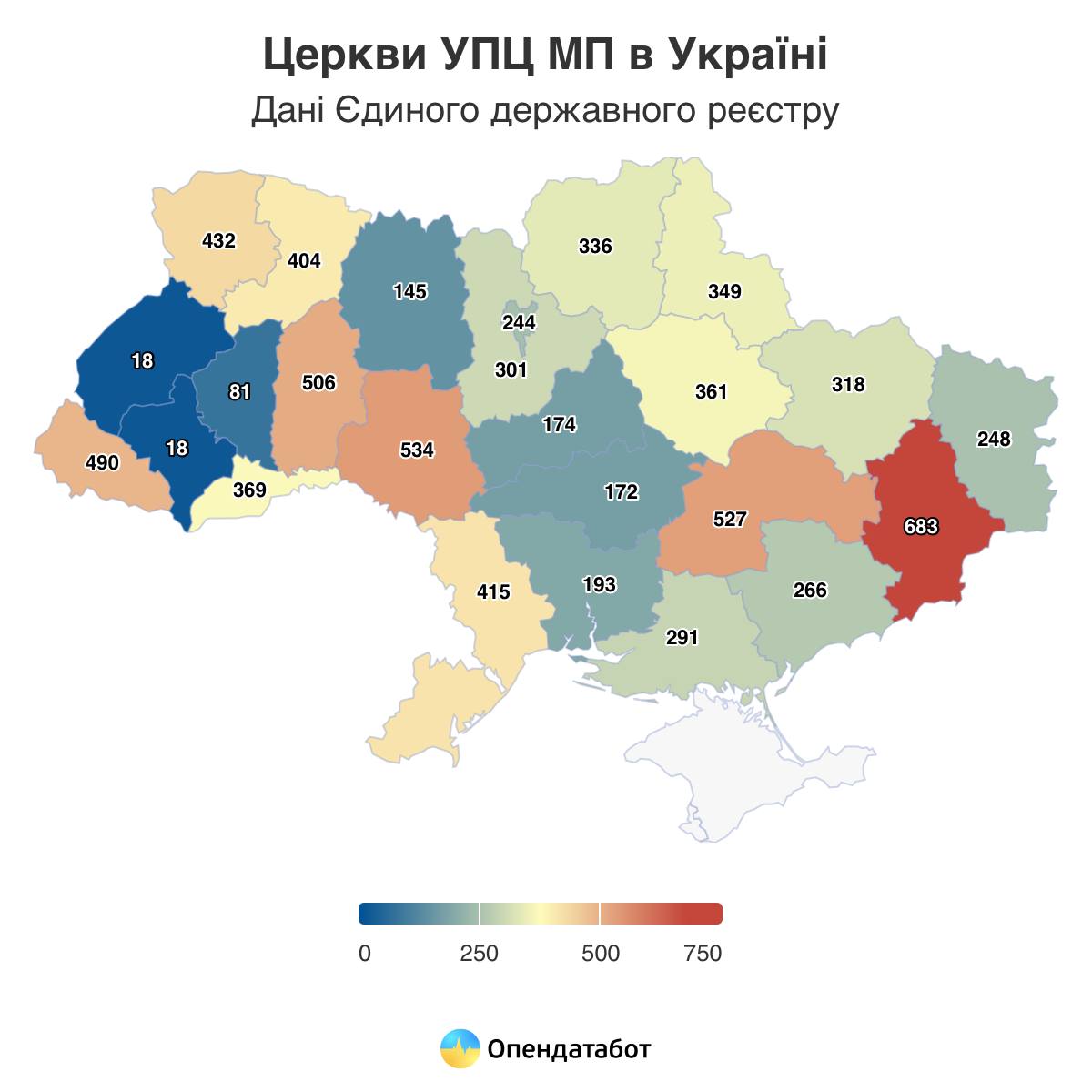 До Православної церкви України від початку повномасштабного вторгнення перейшли 589 релігійних установ