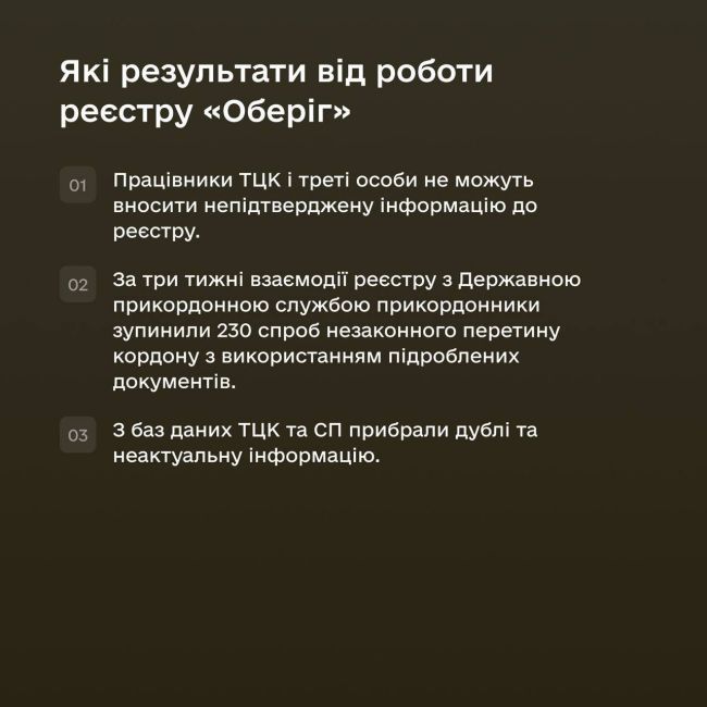 Минобороны опубликовало разъяснение, что такое реестр «Оберіг» и для чего он нужен