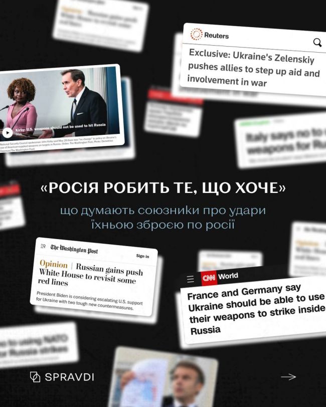 Які країни готові надати свою зброю для ударів по росії, а які — ні?