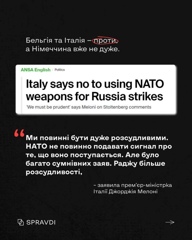 Які країни готові надати свою зброю для ударів по росії, а які — ні?