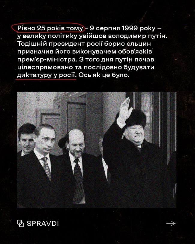 Суть правління путіна – диктатура та загарбницькі війни