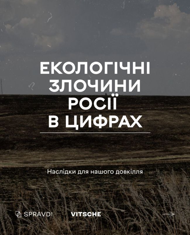 Це – наслідки впливу російської агресії на екологію України