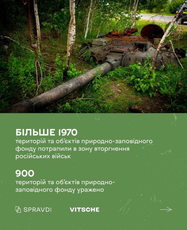 Це – наслідки впливу російської агресії на екологію України