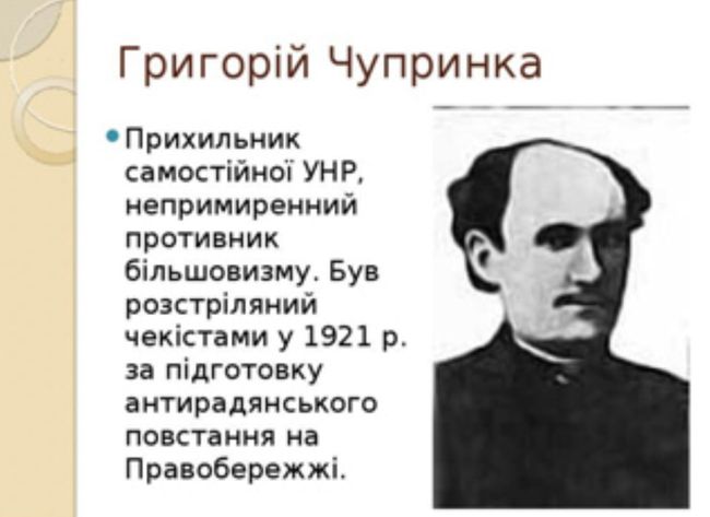 27 листопада 1879 року народився Гриць Чупринка. Поет,  поборник українських інтересів